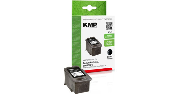 KMP C136 ink cartridge black compatible with Canon PG-560 XL