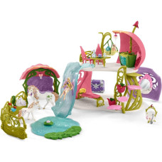 Schleich BAYALA Glittering flower house with unicorns, lake and stable