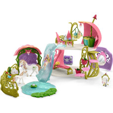 Schleich BAYALA Glittering flower house with unicorns, lake and stable