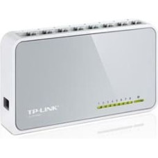 Tp-Link TL-SF1008D Nepārvaldīts Fast Ethernet (10/100) Balts