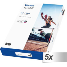 Tecno 5x 500 Sheets tecno speed A 3 Universal Paper 80 g white