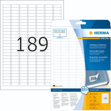 Herma Removable Labels   25,4x10 25 Sh. DIN A4 4725 pcs. 10001