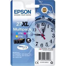 Epson Alarm clock C13T27154012 tintes kārtridžs 1 pcs Oriģināls Augsta (XL) produktivitāte Tirkīzzils, Fuksīns, Dzeltens