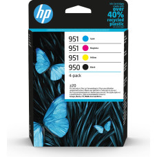 HP 950 Black/951 Cyan/Magenta/Yellow 4-pack Original Ink Cartridges