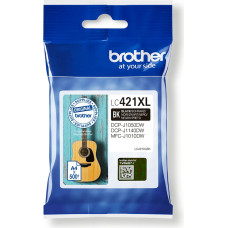 Brother LC-421XLBK tintes kārtridžs 1 pcs Oriģināls Augsta (XL) produktivitāte Melns