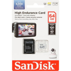 Sandisk High Endurance      64GB microSDXC     SDSQQNR-064G-GN6IA