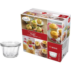 Weck Round Rim Jar Muffin 165ml Set of 6