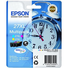 Epson Alarm clock C13T27154012 tintes kārtridžs 1 pcs Oriģināls Augsta (XL) produktivitāte Tirkīzzils, Fuksīns, Dzeltens