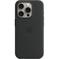 Apple Silicon case with MagSafe for iPhone 15 Pro - black