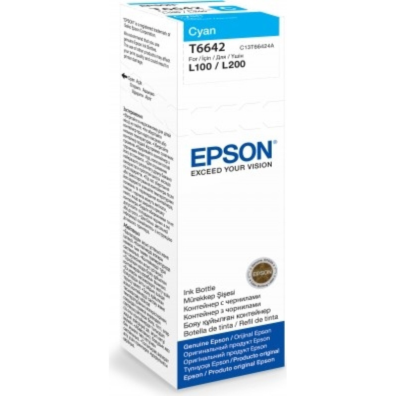 Epson T6642 Cyan ink bottle 70ml