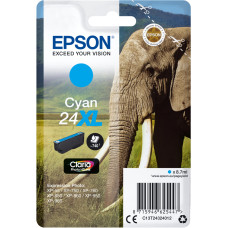 Epson Elephant C13T24324012 tintes kārtridžs 1 pcs Oriģināls Augsta (XL) produktivitāte Tirkīzzils