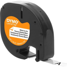 Dymo Letratag Iron-On white 12 mm x 2 m