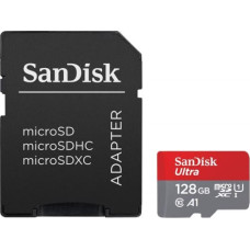 Sandisk Ultra microSDXC card 128GB 140MB/s A1 + Adapter SD