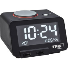 Tfa-Dostmann TFA 60.2017.01 Homtime Digital Alarm Clock