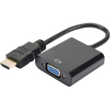 Digitus Adapter audio-video HDMI Type A VGA, FHD, with 3.5mm audio MiniJack