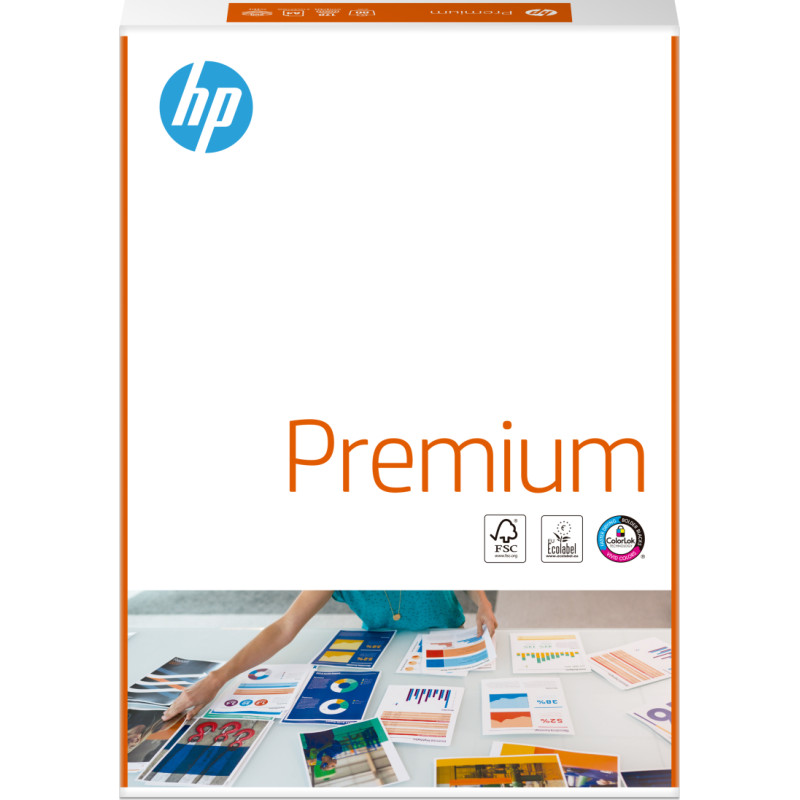 HP Premium 500/A4/210x297 tintes printeru papīrs A4 (210x297 mm) 500 lapas Balts