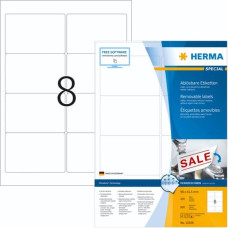 Herma Removable Labels   96X63,5 100 Sheets DIN A4 800 pcs. 10308