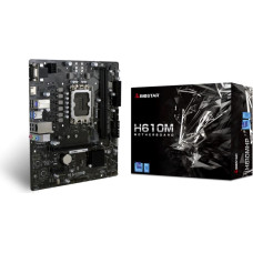 Biostar Mainboard|BIOSTAR|Intel H610|LGA1700|MicroATX|Memory DDR4|Memory slots 2|1xPCI-Express 3.0 1x|1xPCI-Express 4.0 16x|1xM.2|1x15pin D-sub|1xHDMI|2xUSB 2.0|4xUSB 3.2|1xPS/2|1xRJ45|3xAudio port|H610MHP