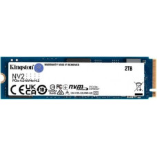 Kingston SSD|KINGSTON|NV2|2TB|M.2|PCIE|NVMe|Write speed 2800 MBytes/sec|Read speed 3500 MBytes/sec|2.2mm|TBW 640 TB|MTBF 1500000 hours|SNV2S/2000G