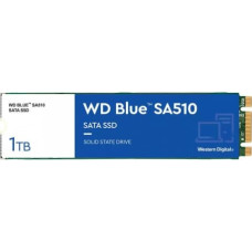 Western Digital SSD|WESTERN DIGITAL|Blue SA510|1TB|M.2|SATA 3.0|Write speed 520 MBytes/sec|Read speed 560 MBytes/sec|2.38mm|TBW 400 TB|MTBF 1750000 hours|WDS100T3B0B