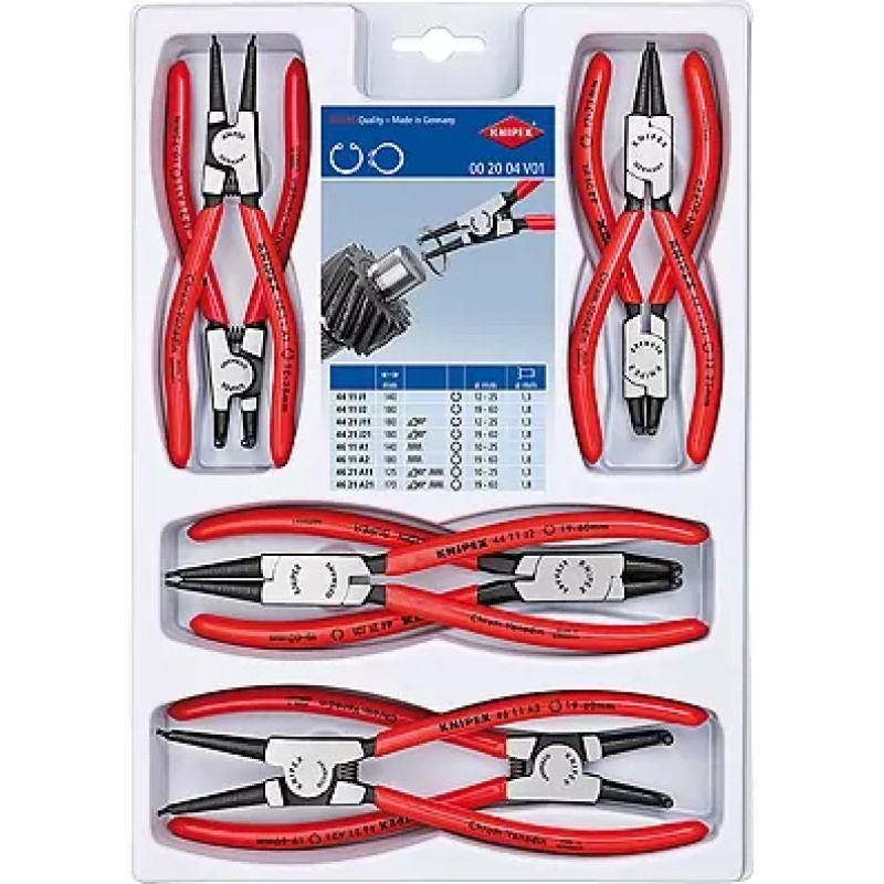 Knipex SZCZYPCE DO PIERŚĆIENI SEG. 8el.