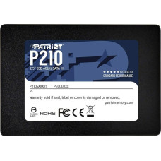 Patriot SSD|PATRIOT|P210|2TB|SATA 3.0|Write speed 430 MBytes/sec|Read speed 520 MBytes/sec|2,5