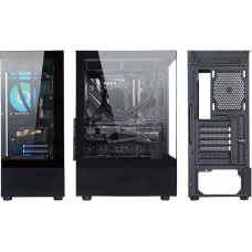 Golden Tiger Case|GOLDEN TIGER|Raider DK-6|MidiTower|Case product features Transparent panel|Not included|ATX|Colour Black|RAIDERDK6