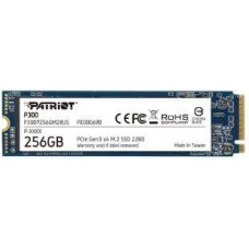 Patriot SSD|PATRIOT|P300|256GB|M.2|PCIE|NVMe|3D NAND|Write speed 1100 MBytes/sec|Read speed 1700 MBytes/sec|3.8mm|TBW 120 TB|P300P256GM28