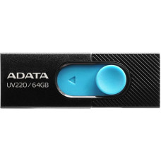 Adata MEMORY DRIVE FLASH USB2 64GB/BLUE AUV220-64G-RBKBL ADATA