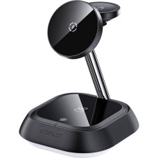 Acefast Wireless charging holder 3w1 Acefast E16 LED (black)