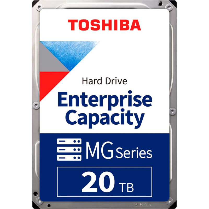 Toshiba HDD|TOSHIBA|Enterprise Capacity 3.5" HDD|20TB|SATA|512 MB|7200 rpm|3,5"|MG10ACA20TE