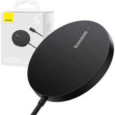 Baseus Magnetic Wireless Charger Baseus Simple Mini3 15W (Black)