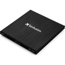 Verbatim External Slimline optiskā iekārta (CD, DVD-RW, Blu-Ray) Blu-Ray RW Melns