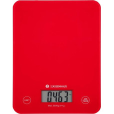 Zassenhaus Kitchen Scale Digital Scale Balance Cool red