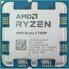 AMD CPU|AMD|Desktop|Ryzen 5|7500F|3700 MHz|Cores 6|6MB|Socket SAM5|65 Watts|OEM|100-000000597