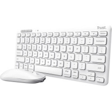 Trust KEYBOARD +MOUSE WRL LYRA/WHITE 25073 TRUST