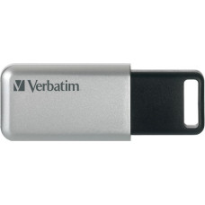 Verbatim Secure Pro USB zibatmiņa 32 GB USB Type-A 3.2 Gen 1 (3.1 Gen 1) Sudrabs