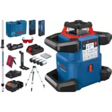 Bosch Rotējošais lāzers GRL 600 CHV +RELRODUCER LR 60 +RC 6 PILOTS +ROKSTS WM 6 +TITLE BT170HD +LATCH GR240 1xPC4,0Ah CASE