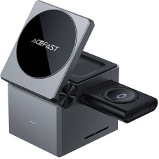 Acefast Wireless charger 3 w 1, Acefast, E18, 15W (metal gray)