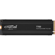 Crucial SSD|CRUCIAL|T700|4TB|M.2|PCIe Gen5|NVMe|TLC|Write speed 11800 MBytes/sec|Read speed 12400 MBytes/sec|TBW 2400 TB|CT4000T700SSD5