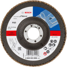 Bosch ŚCIERNICA LISTKOWA 125mm X431 P 80 STANDARD FOR METAL WYPUKŁA