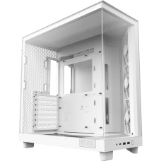 Nzxt Case|NZXT|H6 Flow|MidiTower|Not included|ATX|MicroATX|MiniITX|Colour White|CC-H61FW-01