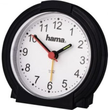 Hama Alarm Clock Classic silent black/white 186335