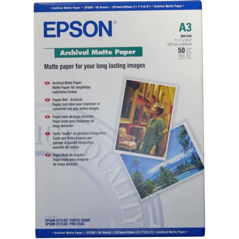 Epson Archival, DIN A3, 189g/m&sup2;