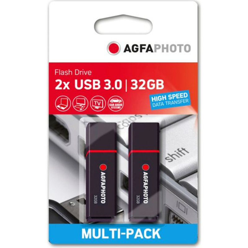 Agfaphoto USB 3.2 Gen 1     32GB black MP2