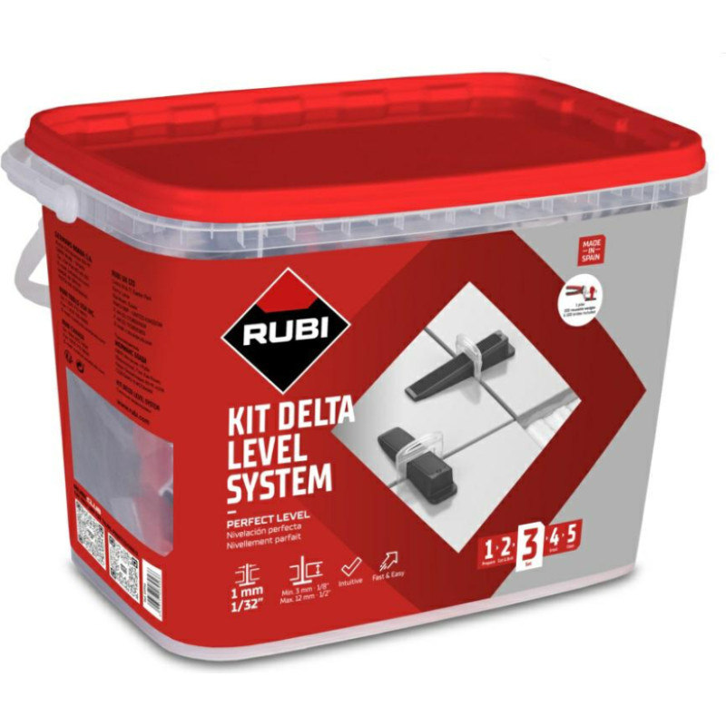 Rubi ZESTAW DELTA 1 mm (3-12 mm)