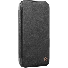 Nillkin Etui Nillkin Qin Prop Leather iPhone 16 Pro Max (czarny)