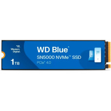 Western Digital SSD|WESTERN DIGITAL|Blue SN5000|1TB|M.2|PCIe Gen4|NVMe|Write speed 4900 MBytes/sec|Read speed 5150 MBytes/sec|2.38mm|TBW 600 TB|WDS100T4B0E