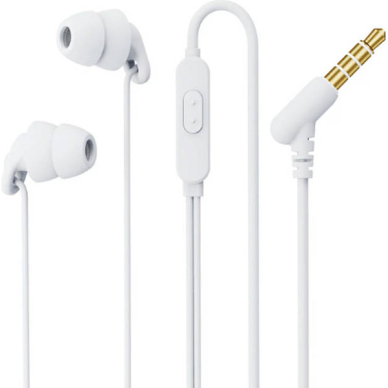 Remax Earphones Remax RM-518, 3.5mm jack, 1.2m (white)