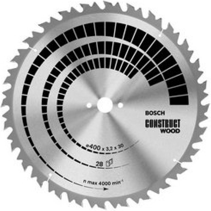 Bosch CONSTRUT WOOD HOLE zāģa asmens 450x3.8x30x32z